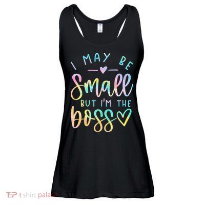 I May Be Small But I'm The Boss Baby Baby Saying Ladies Essential Flowy Tank