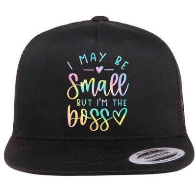 I May Be Small But I'm The Boss Baby Baby Saying Flatbill Hat