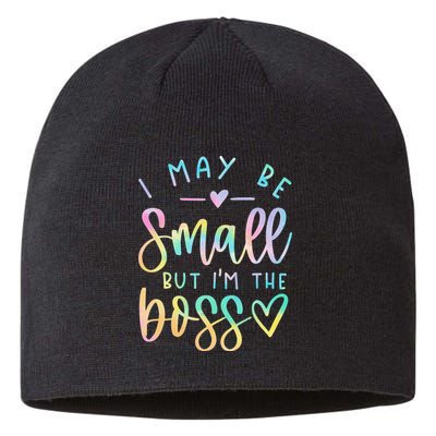 I May Be Small But I'm The Boss Baby Baby Saying Sustainable Beanie