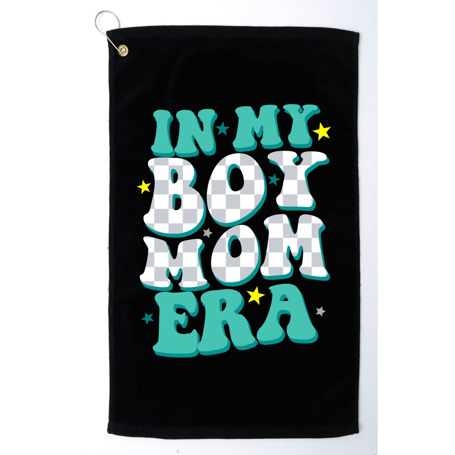 In My Boy Era Cute Mom Golf Towel