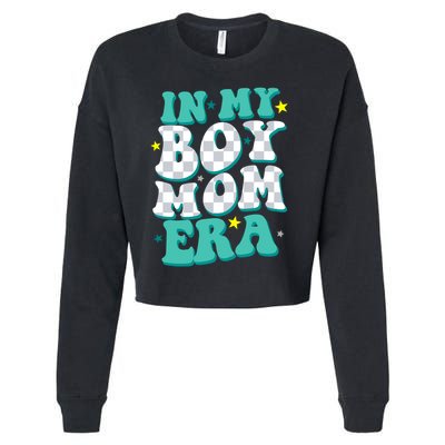 In My Boy Era Cute Mom Cropped Pullover Crew