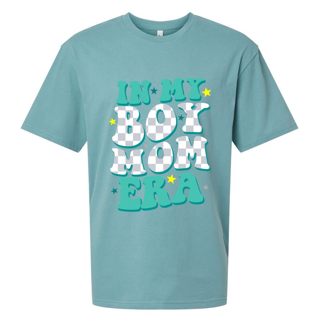In My Boy Era Cute Mom Sueded Cloud Jersey T-Shirt