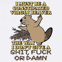 I Must Be Constipated Virgin Beaver The Way I Dont Give A Shit Fuck Or Damn Bucket Hat