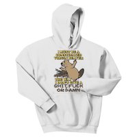 I Must Be Constipated Virgin Beaver The Way I Dont Give A Shit Fuck Or Damn Kids Hoodie