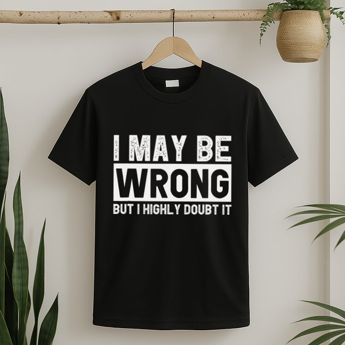 I May Be Wrong But I Highly Doubt It T-Shirt