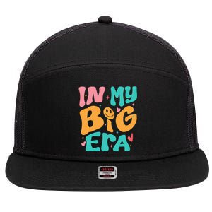 In My BIG Little ERA Sorority Reveal Retro 7 Panel Mesh Trucker Snapback Hat