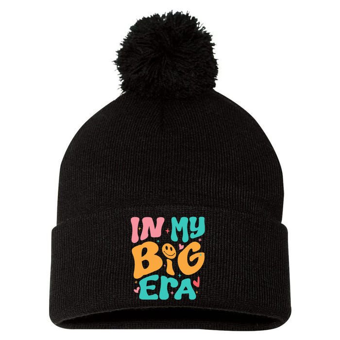 In My BIG Little ERA Sorority Reveal Retro Pom Pom 12in Knit Beanie