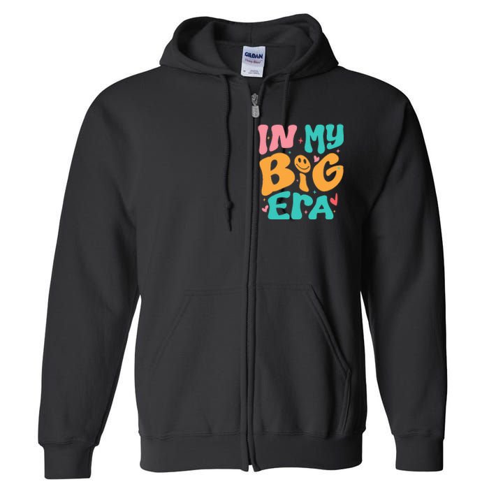 In My BIG Little ERA Sorority Reveal Retro Full Zip Hoodie