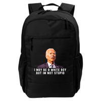 I May Be A White Boy But I'm Not Stupid Funny Backpack