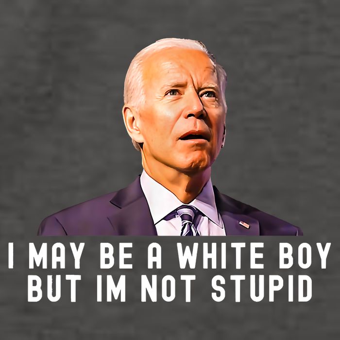 I May Be A White Boy But I'm Not Stupid Funny Vector Backpack