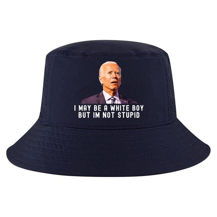 I May Be A White Boy But I'm Not Stupid Funny Cool Comfort Performance Bucket Hat
