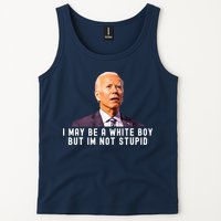 I May Be A White Boy But I'm Not Stupid Funny Tank Top