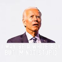 I May Be A White Boy But I'm Not Stupid Funny Garment-Dyed Sweatshirt