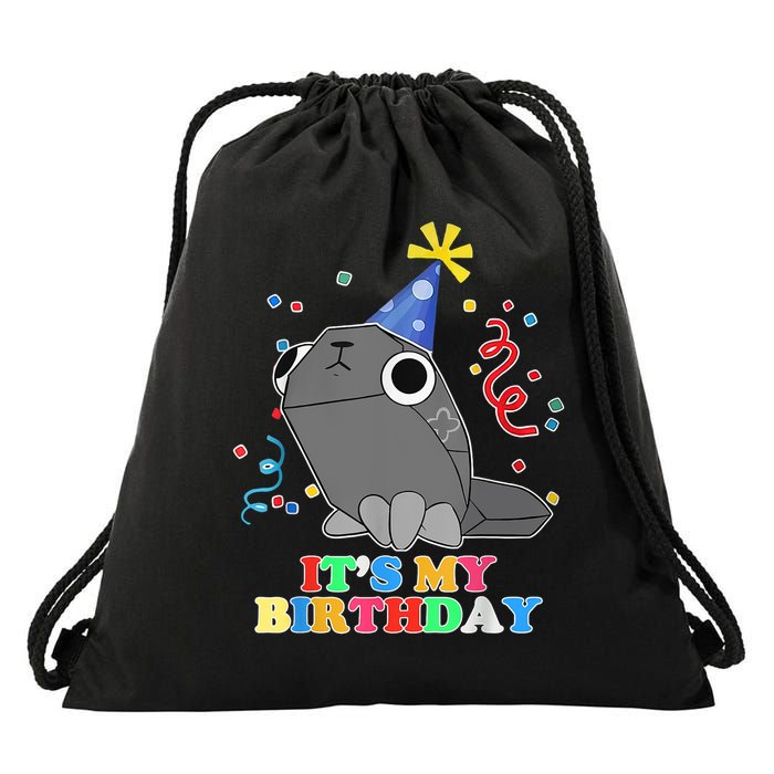 IT'S MY BIRTHDAY Dandy's World Pebble It's Just A Pebble  Drawstring Bag