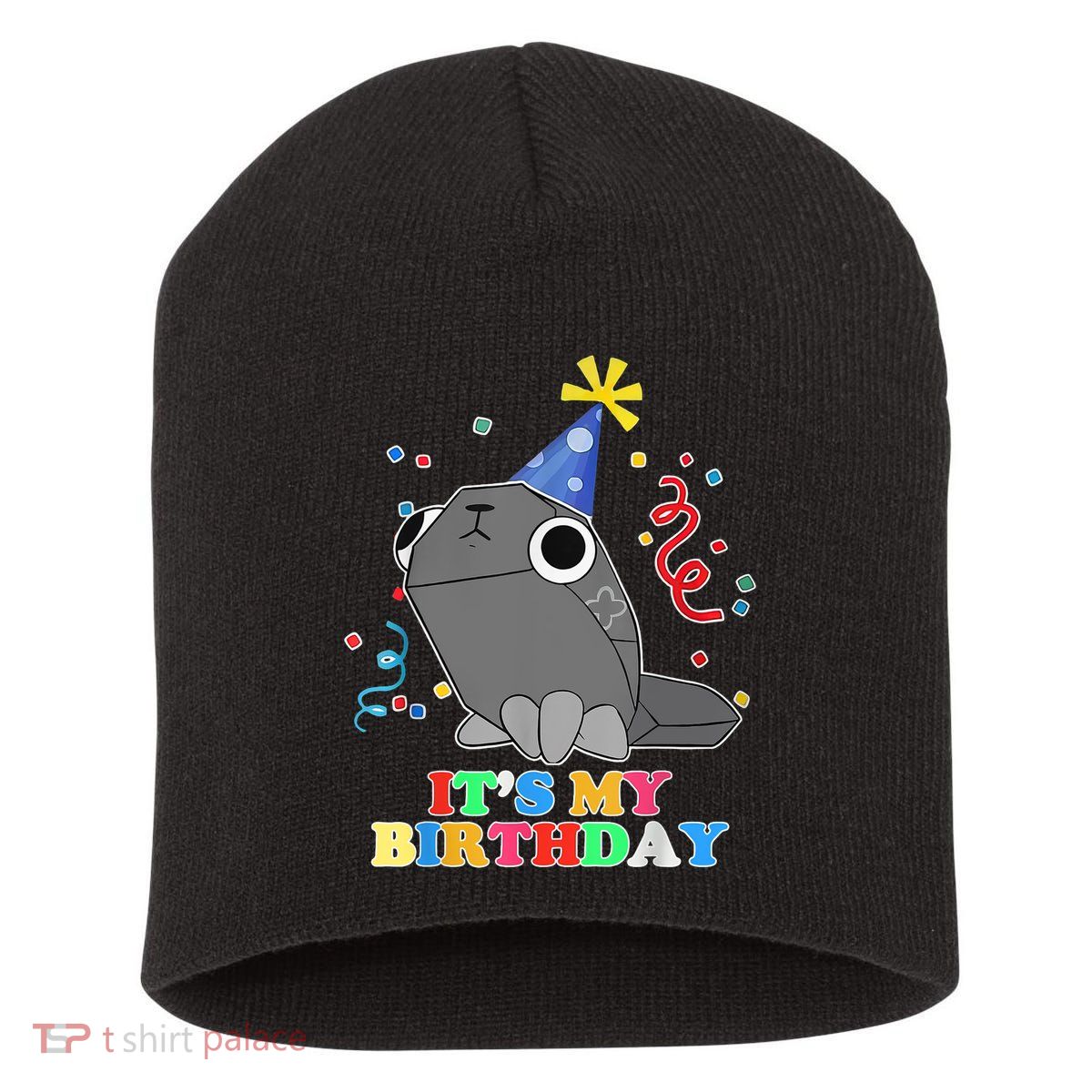 IT'S MY BIRTHDAY Dandy's World Pebble It's Just A Pebble  Short Acrylic Beanie