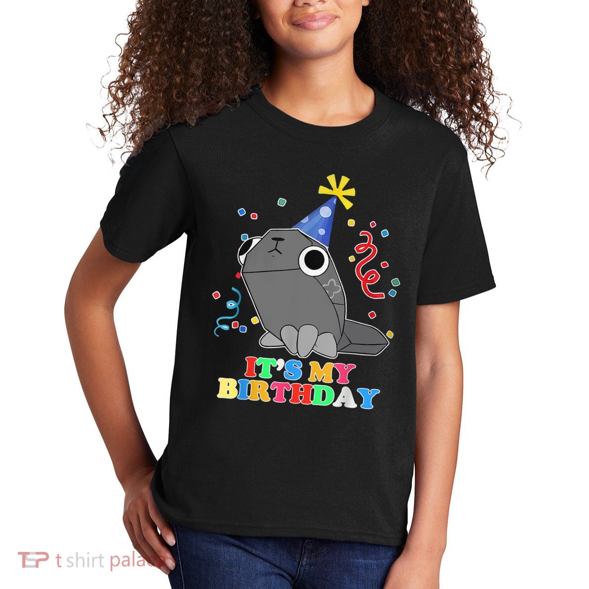 IT'S MY BIRTHDAY Dandy's World Pebble It's Just A Pebble  Kids T-Shirt