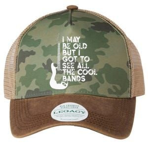 I May Be Old But I Got To See All The Cool Bands Legacy Tie Dye Trucker Hat