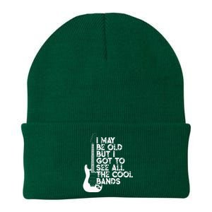 I May Be Old But I Got To See All The Cool Bands Knit Cap Winter Beanie