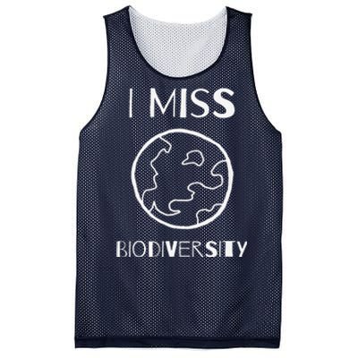 I MISS BIODIVERSITY Environmental Mesh Reversible Basketball Jersey Tank