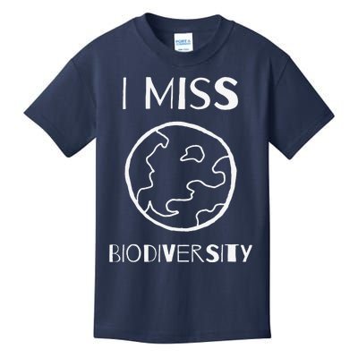 I MISS BIODIVERSITY Environmental Kids T-Shirt