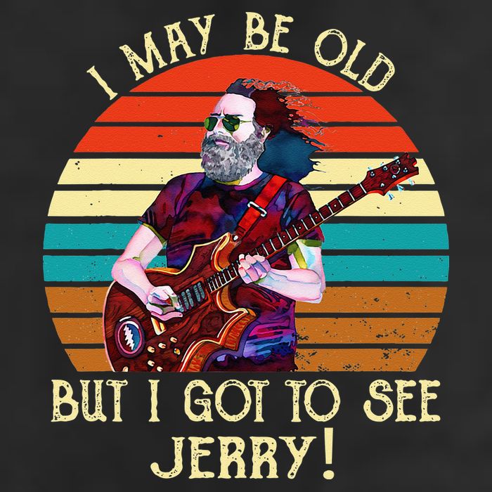 I May Be Old But I Got To See Jerry Vintage Golf Towel