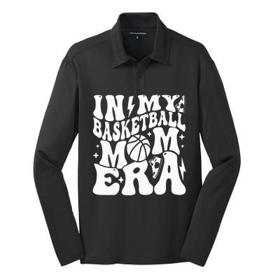 In My Basketball Mom Era Mother’s Day Silk Touch Performance Long Sleeve Polo