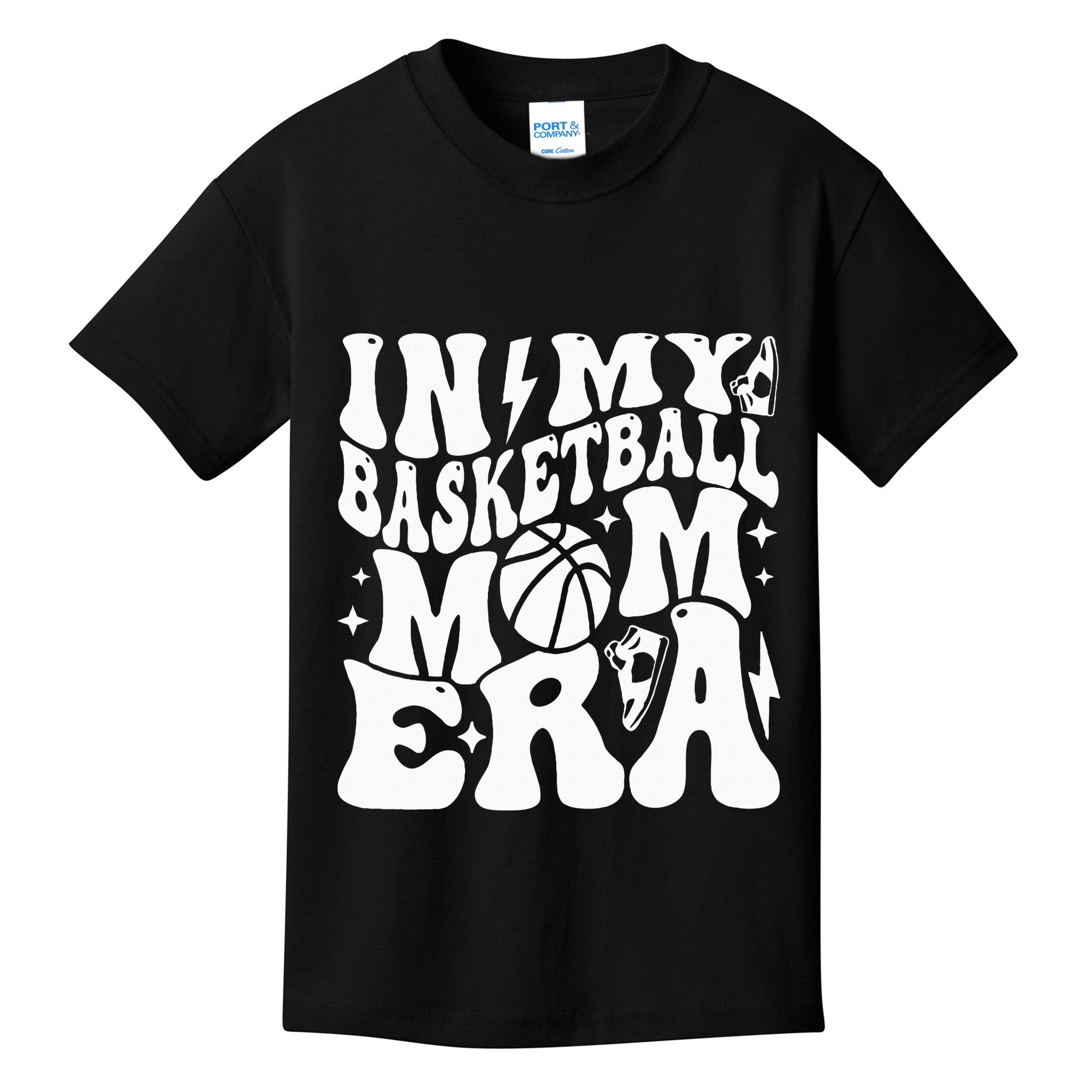 In My Basketball Mom Era Mother’s Day Kids T-Shirt