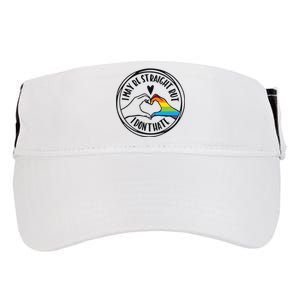 I May Be Straight But I Dont Hate Straight Against Hate Pride Ally Adult Drive Performance Visor