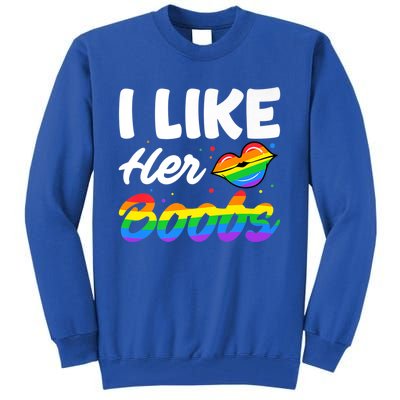 I May Be Straight But I Dont Hate Rainbow Lgbt Pride Month Gift Tall Sweatshirt