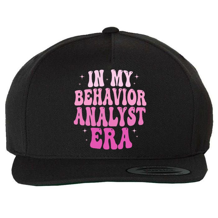 In My Behavior Analyst Era Groovy Applied Behavior Analysis Wool Snapback Cap