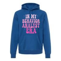 In My Behavior Analyst Era Groovy Applied Behavior Analysis Premium Hoodie