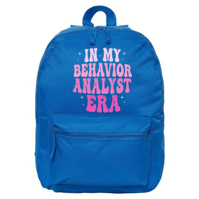 In My Behavior Analyst Era Groovy Applied Behavior Analysis 16 in Basic Backpack