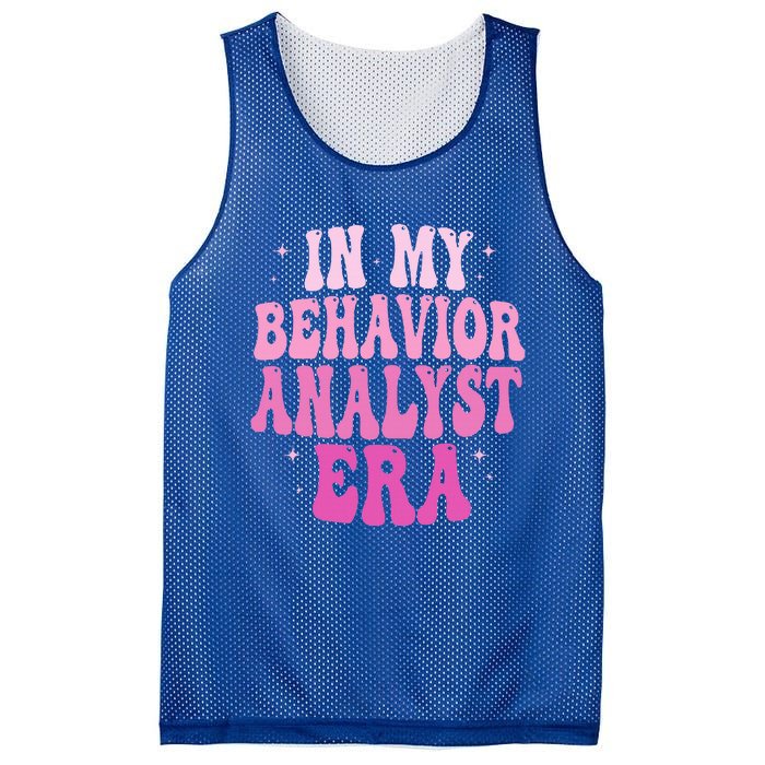 In My Behavior Analyst Era Groovy Applied Behavior Analysis Mesh Reversible Basketball Jersey Tank