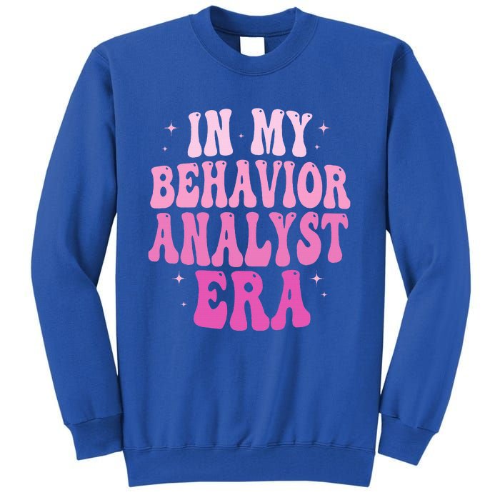 In My Behavior Analyst Era Groovy Applied Behavior Analysis Tall Sweatshirt