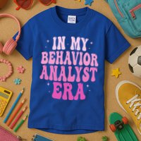 In My Behavior Analyst Era Groovy Applied Behavior Analysis Kids T-Shirt