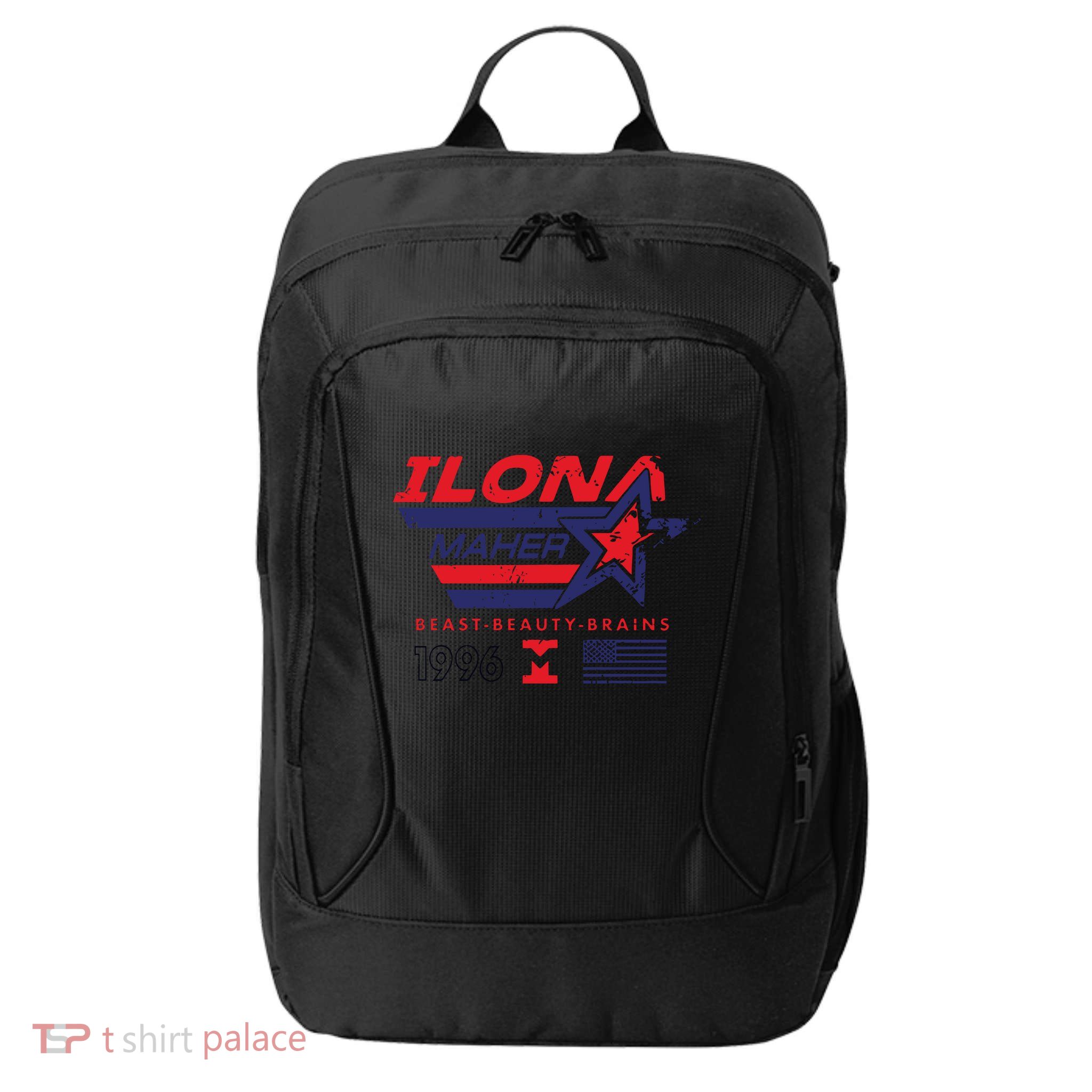 Ilona Maher Beast Beauty Brains 1996 Flag City Backpack