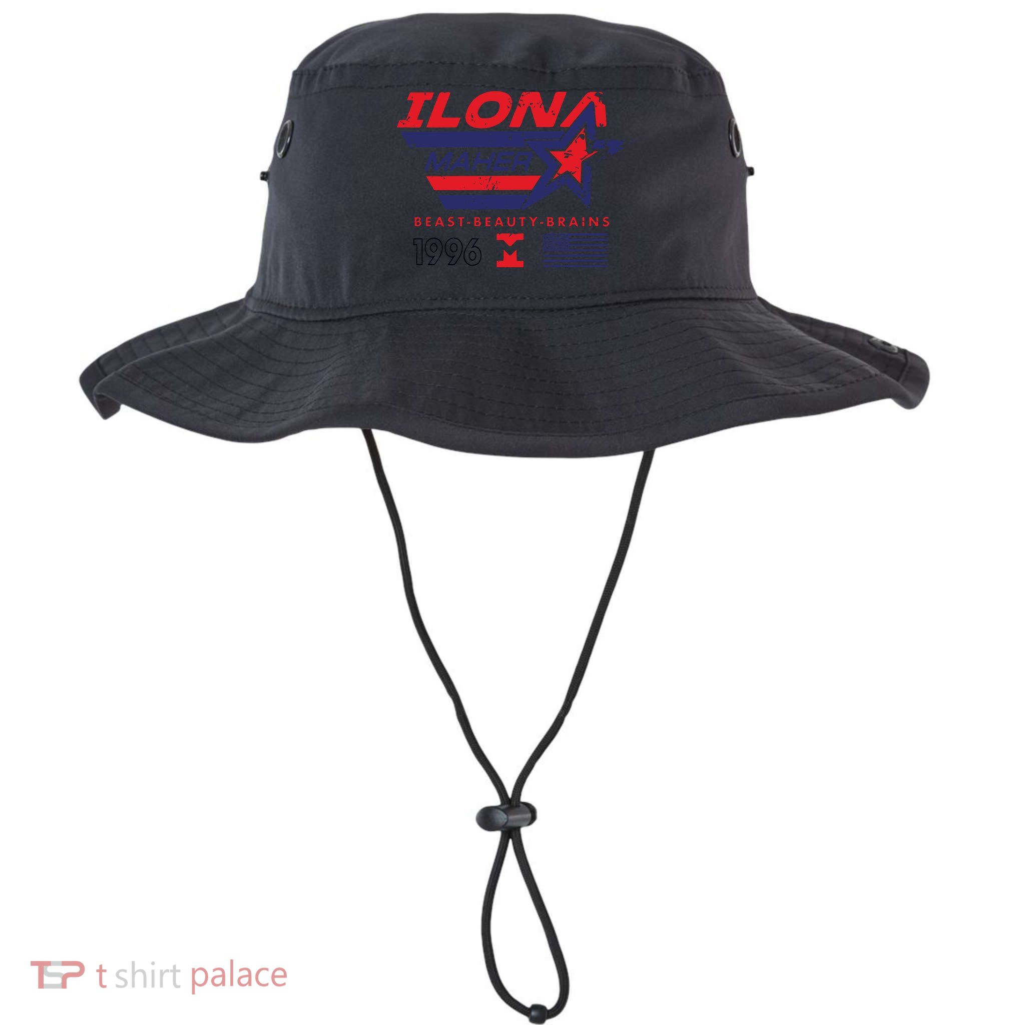 Ilona Maher Beast Beauty Brains 1996 Flag Bucket Hat