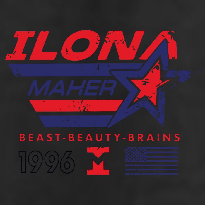 Ilona Maher Beast Beauty Brains 1996 Flag 11oz C Handle Ceramic Mug