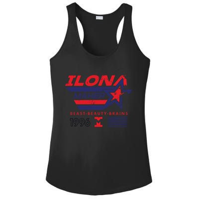 Ilona Maher Beast Beauty Brains 1996 Flag Ladies PosiCharge Competitor Racerback Tank