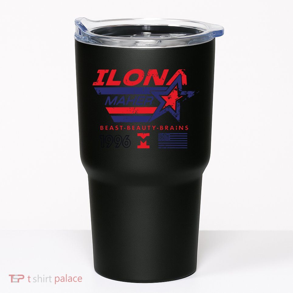 Ilona Maher Beast Beauty Brains 1996 Flag Tumbler