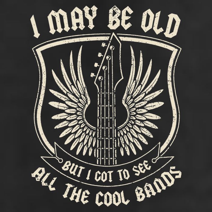 I May Be Old But I Got To See All The Cool Bands Tee Concert Cool Comfort Performance Bucket Hat
