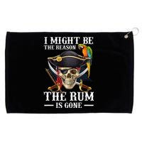 I Might Be The Reason The Rum Is Gone Grommeted Golf Towel