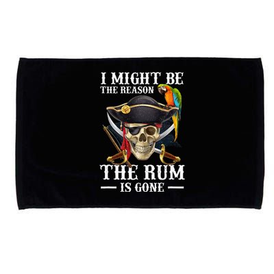 I Might Be The Reason The Rum Is Gone Microfiber Hand Towel