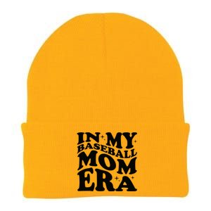 In My Baseball Mom Era Knit Cap Winter Beanie