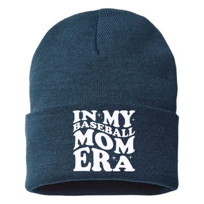 In My Baseball Mom Era Sustainable Knit Beanie