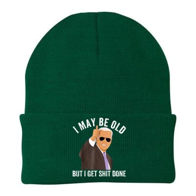 I May Be Old But I Get Shit Done Knit Cap Winter Beanie