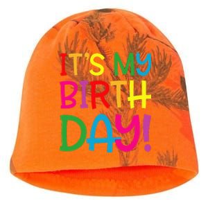 Its My Birthday For Women Teens Birthday Gift Kati - Camo Knit Beanie