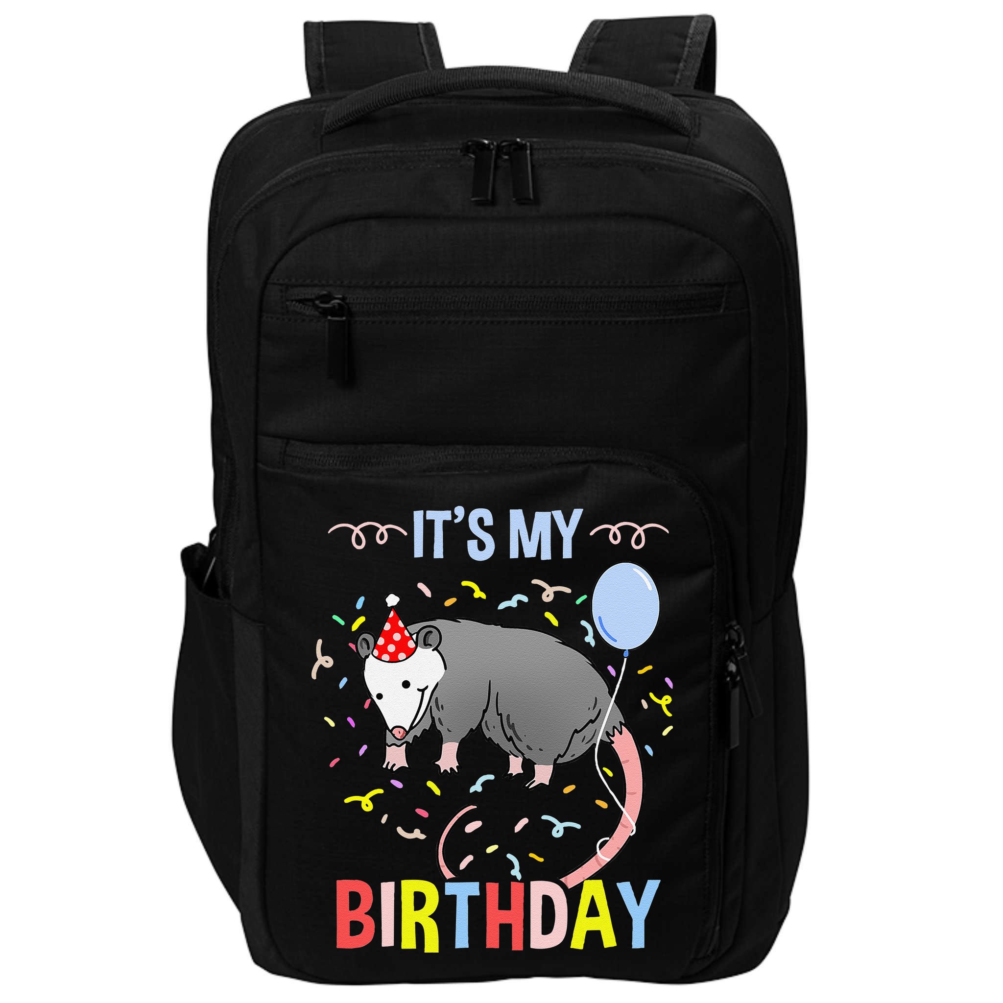 Its My Birthday Opossum Impact Tech Backpack