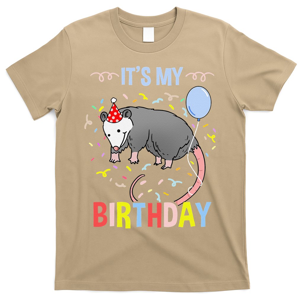 Its My Birthday Opossum T-Shirt