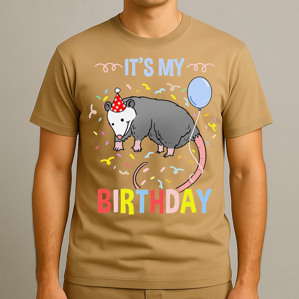 Its My Birthday Opossum T-Shirt